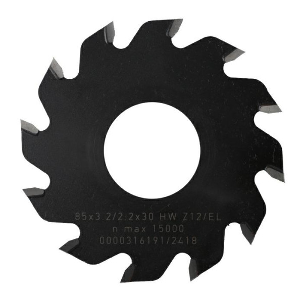 Картинка - Пила ITA TOOLS D=85 F=30 Z=12 K=3,2 Зуб: L позитив PKA.085030012.P0L