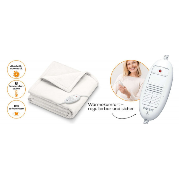 Картинка - Электроодеяло Beurer HD 75 White