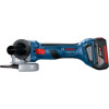 Картинка 1 - Аккумуляторная угловая шлифмашина Bosch GWS 180-LI Professional 4 А/час (06019H9025)