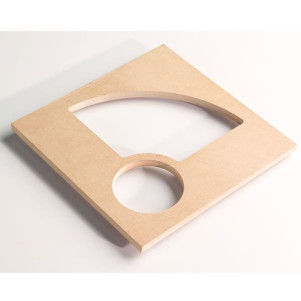 Шаблон CMT MDF для системи TRAY 11-3/4 дюйми x 11-3/4 дюйми TMP-011