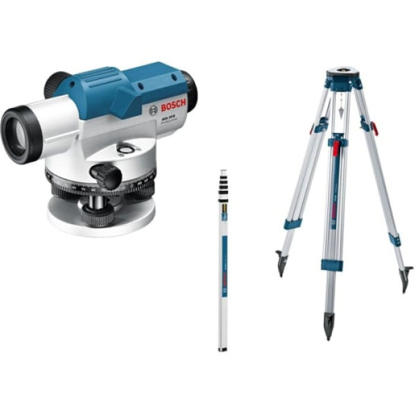 Фото - Оптичний нівелір Bosch Professional GOL 20 D + штатив BT 160 + лінійка GR 500