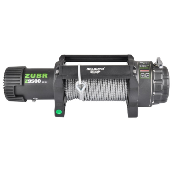 Картинка - Лебедка BELAUTO ZUBR 9500lbs (6.0hp/4.4kw; 212:1)