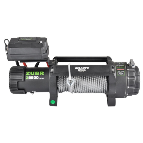 Картинка - Лебедка BELAUTO ZUBR 9500lbs (6.0hp/4.4kw; 212:1)