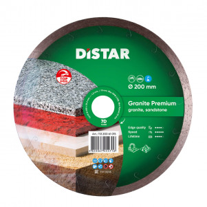 Диск алмазный отрезной Distar 1A1R 200x1,8x10x25,4 Granite Premium