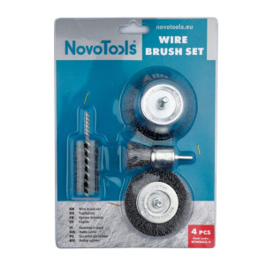 Набір щіток для дриля NovoTools, 4 шт.
