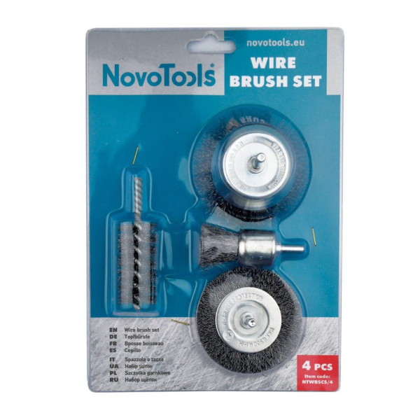 Фото - Набір щіток для дриля NovoTools, 4 шт.