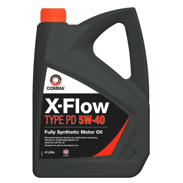 Картинка - Моторное масло Comma X-FLOW TYPE PD 5W-40 4л