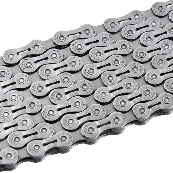 Картинка - Цепь велосипедная Grey's 9шв. SH9 Grey/Grey, 116 звеньев