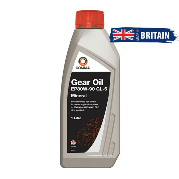 Картинка - Трансмиссионное масло Comma GEAR OIL EP80W-90 GL5 1л
