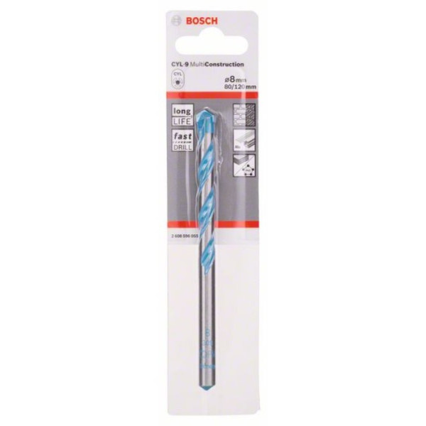 Фото - Свердло Bosch CYL-9 MC 8х80х120 універсал