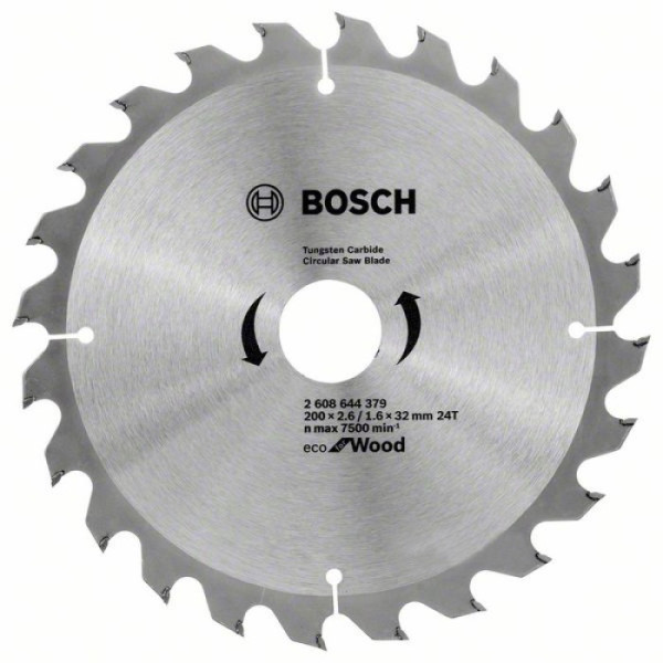 Картинка - Диск пильный Bosch Eco for Wood 200х32х24Т (2608644379)