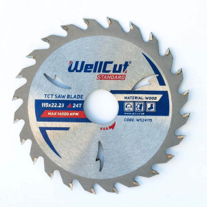 Пиляльний диск WellCut 115x22,23 мм, 24Т
