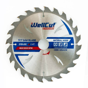Пиляльний диск WellCut 210x30, 24Т