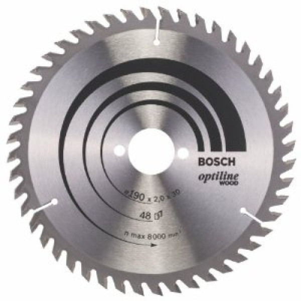 Фото - Диск пильний Bosch Optiline Wood 190х30х48Т