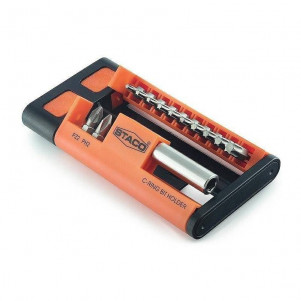 Набор 13 бит 1 / 4x25мм TX, PZ, PH с магнитным держателем, пластик (20963.STACO)