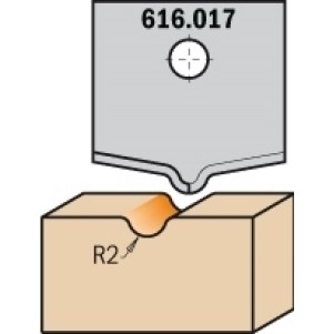 Нож профильный 20x20x2 (616.017) Нож профильный 20x20x2 (616.017)