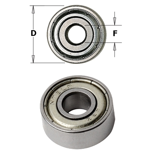 Картинка - Подшипник D = 80 F = 40 T = 18 (791.054.00)