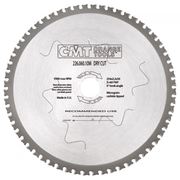 Картинка - Пила CMT 226.048.08M HM D = 210 F = 30 Z = 48 K = 2,2 / 1,8