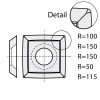 Фото 1 - Ніж HM 14,6x14,6x2,5mm MG18 d = 6,4 <30 R = 150 (146255)