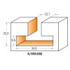 Картинка 1 - Фреза для отверстий типа T HM D = 34,9 d = 12,7 I = 22,2 S = 12,7 (850.602.11)