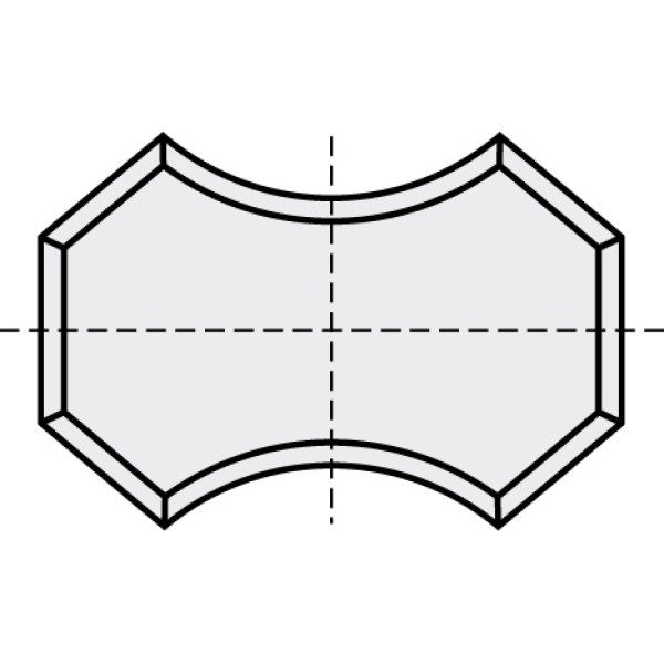 Фото - Ніж HM 12,7x12,7x3,2mm HC05 R = 3,0 (127323)