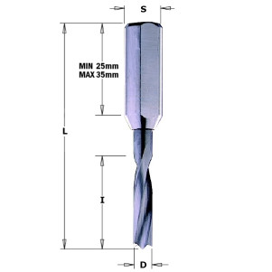 Свердло NP HWM D = 6,35x22 L = 57,5 ​​S = 10x25 RH XTREME- HWM (310.064.21)