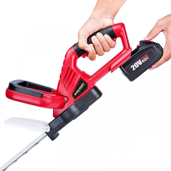 Картинка - Аккумуляторный кусторез WORCRAFT CHT-S20LIA