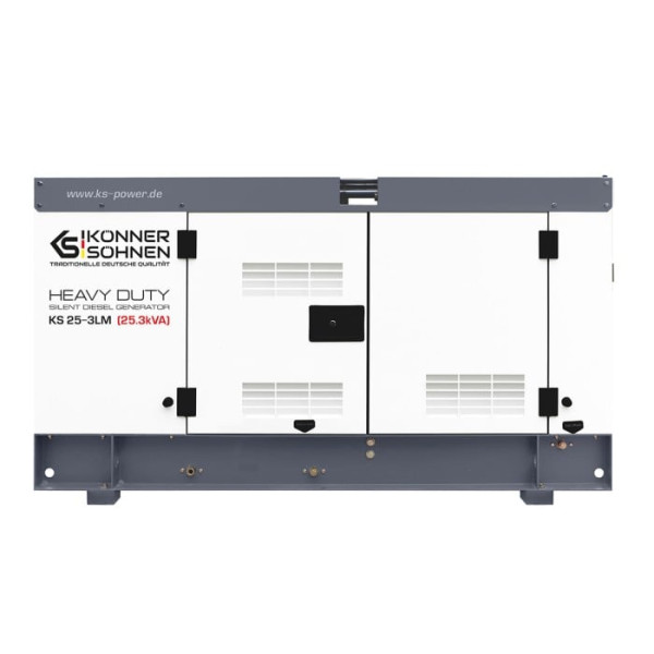 Картинка - Дизельная трехфазная электростанция Konner&Sohnen KS 25-3LM (25.3 кВА, ~3ф, 400 В)