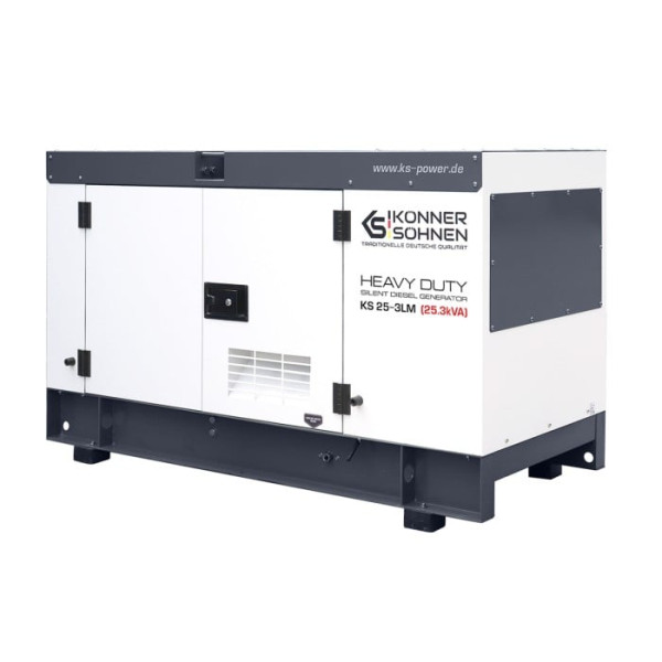 Картинка - Дизельная трехфазная электростанция Konner&Sohnen KS 25-3LM (25.3 кВА, ~3ф, 400 В)