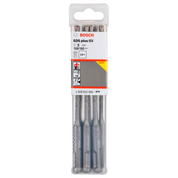 Фото - Бури Bosch PRO SDS plus-5X 5x100x160 мм, 10 шт