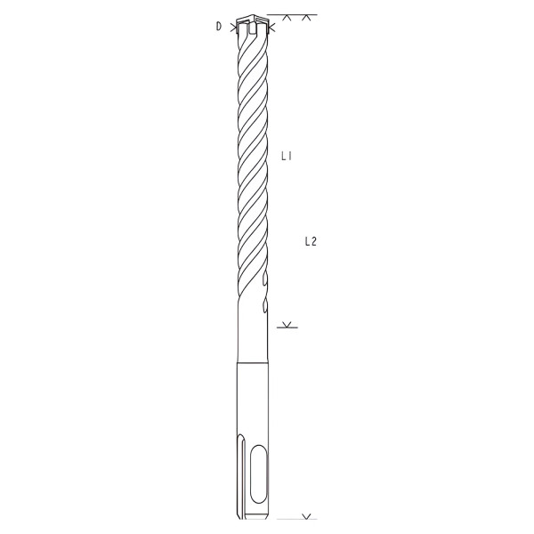 Фото - Бури Bosch PRO SDS plus-5X 5x100x160 мм, 10 шт