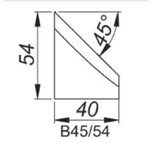 Картинка - Резец для внешней фаски 45° Promotech NOZ-000021