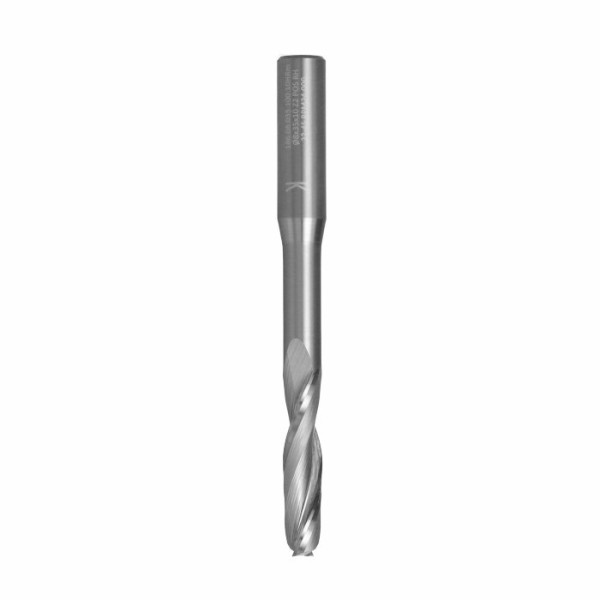 Фото - Фреза ITA TOOLS VHM Z2 D=8 I=35 L=100 S=10 RH позитив редукція I1=0,1мм mirror finish, алюміній і ппластик SQ02.08.035.100.10HR