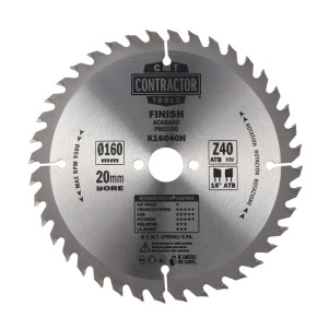 Пила CMT D=160 K=2,2/1,4 F=20 Z=40 ATB K16040H