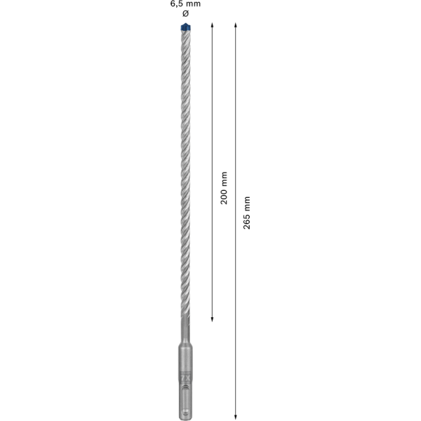Фото - Бур по залізобетону BOSСH EXPERT SDS Plus-7X 6,5x200x265 мм