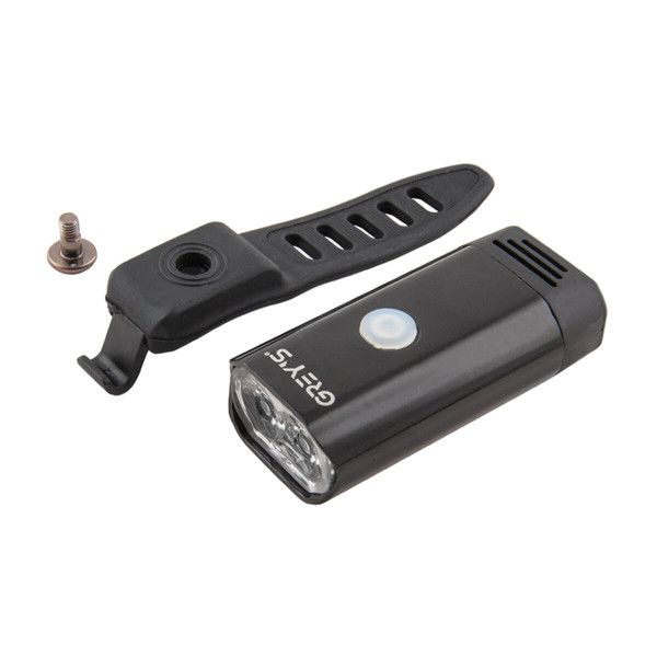 Картинка - Фонарик на велосипед Grey's LED 2xCree XP-G 400lm 1050mAh USBпорт