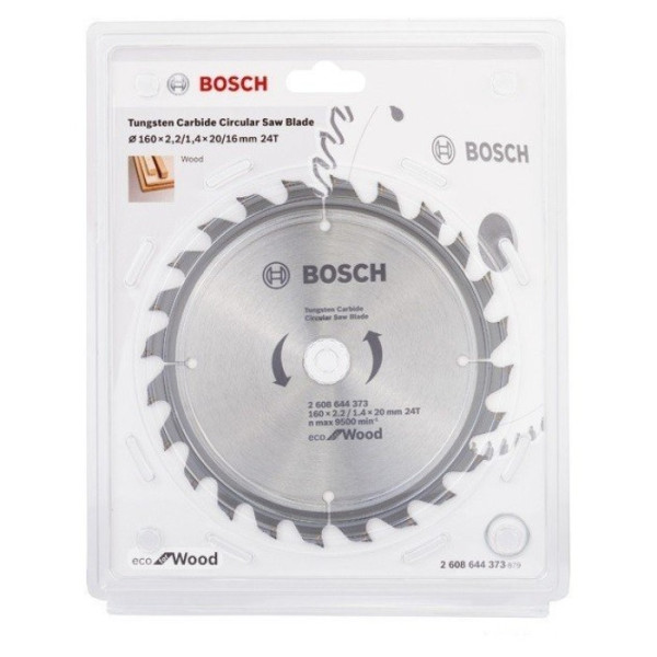 Картинка - Диск пильный Bosch ECO Wood 160х20х24Т (2608644373)