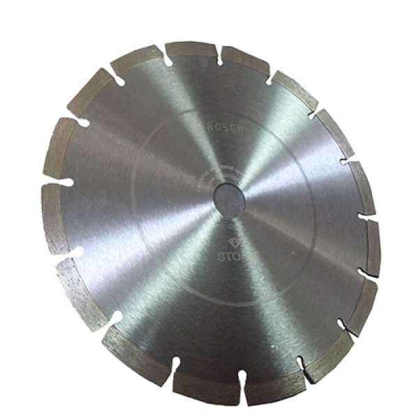 Картинка - Алмазный круг отрезной BOSCH PF Stone 230х22.23 сегмент гранит 10 шт (2608603238)