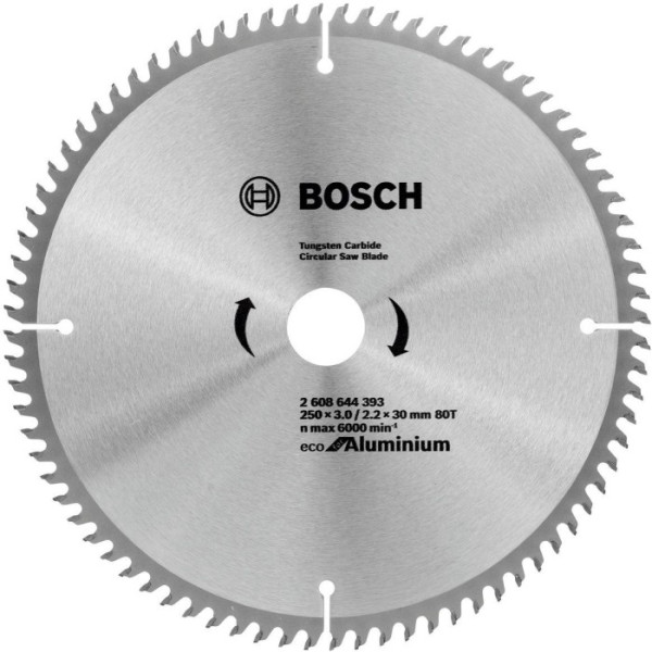 Фото - Диск пильний Bosch Eco for Aluminium 250х30х80Т