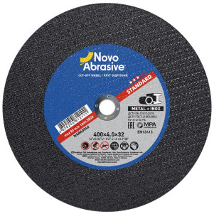 Круг відрізний NovoAbrasive Standard 41 400 х 4,0 х 32 мм, по металу