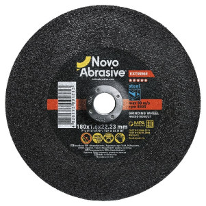 Круг шліфувальний NovoAbrasive Extreme 27 180 х 6,0 х 22,23 мм, по металу