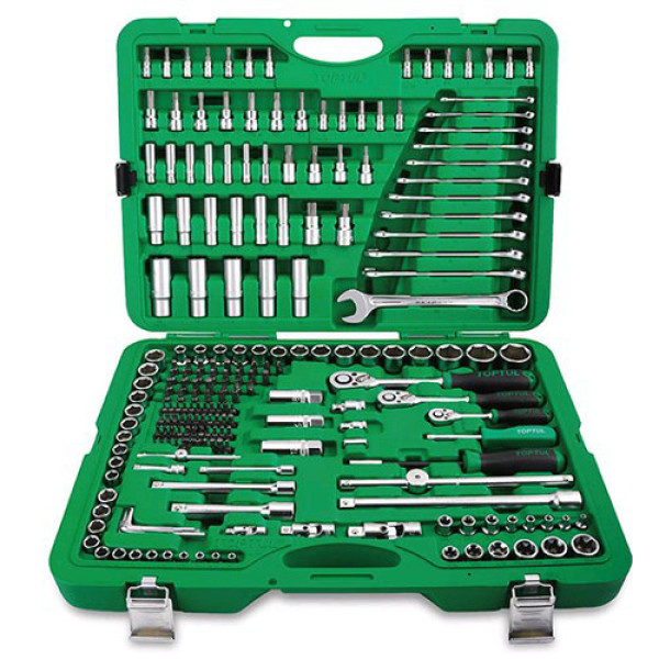 Фото - Набір інструментів TOPTUL 1/4", 3/8", 1/2" 216 шт GCAI216R