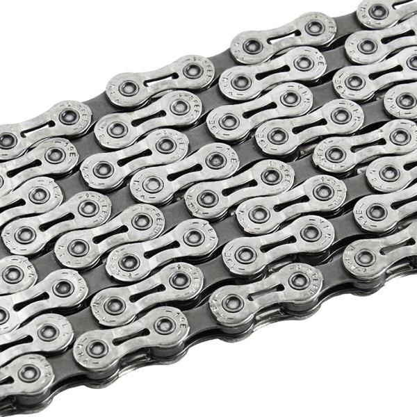 Картинка - Цепь велосипедная Grey's 9шв. SH9 Silver/Grey, 116 звеньев