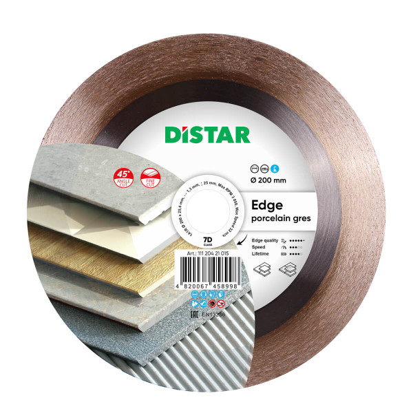 Картинка - Диск алмазный отрезной Distar 1A1R 200x1,4/1/1,6x25x25,4 Edge
