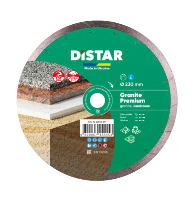 Диск алмазный отрезной Distar 1A1R 230x1,9x10x25,4 Granite Premium