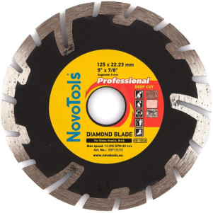 Диск алмазний NovoTools Profi 125 x 22,23 мм, Глибокий різ