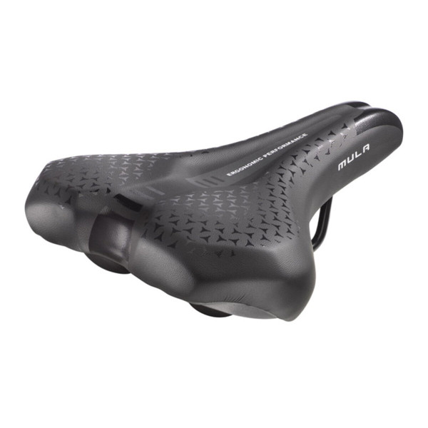 Картинка - Седло велосипедное Selle Monte Grappa Mula, черное