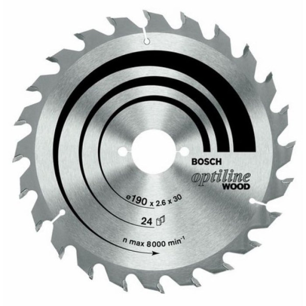 Фото - Диск пильний Bosch Optiline Wood 190х30х60Т