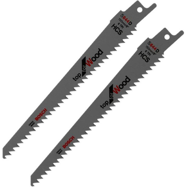 Картинка - Пильное полотна Bosch S 644 D HCS 152 мм 2 шт (2609256701)