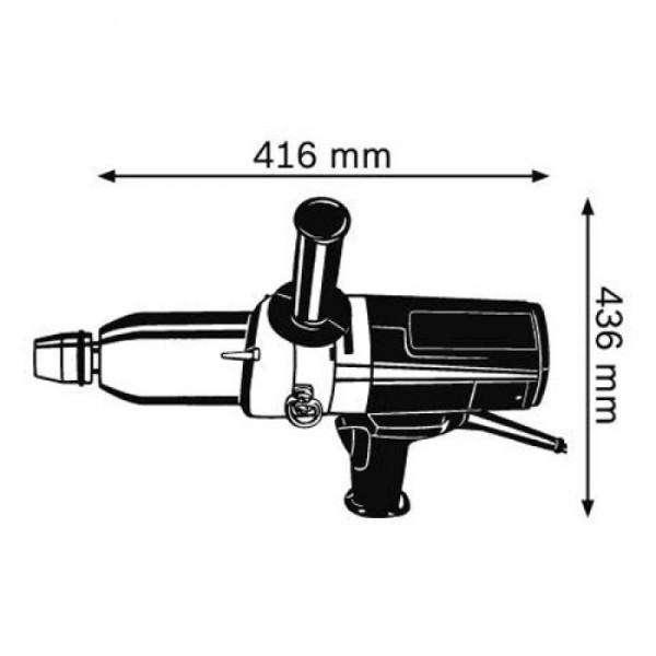 Картинка - Гайковерт ударный Bosch GDS 24 Professional